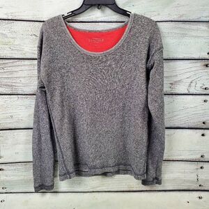Maurices Women’s Long Sleeve Knit Top Gray Marled Texture Size Small Casual Pull